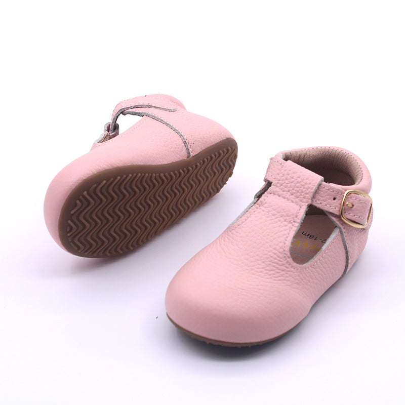 Soft Pink T-strap